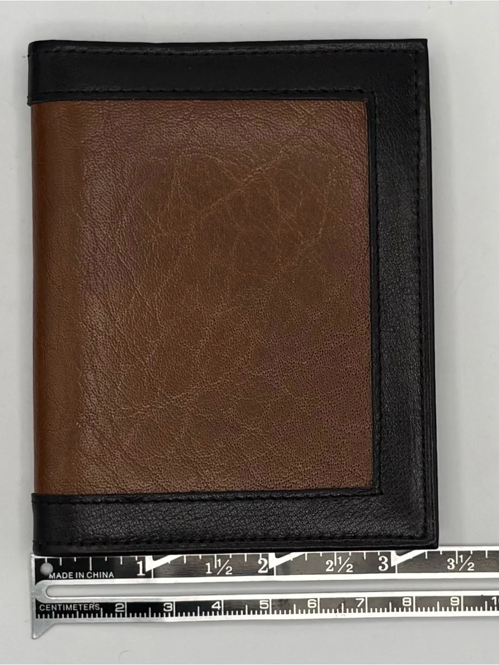 Vtg Don Loper Men’s  Brown Leather Wallet & Key Holder Gift Set USA 1960s Retro